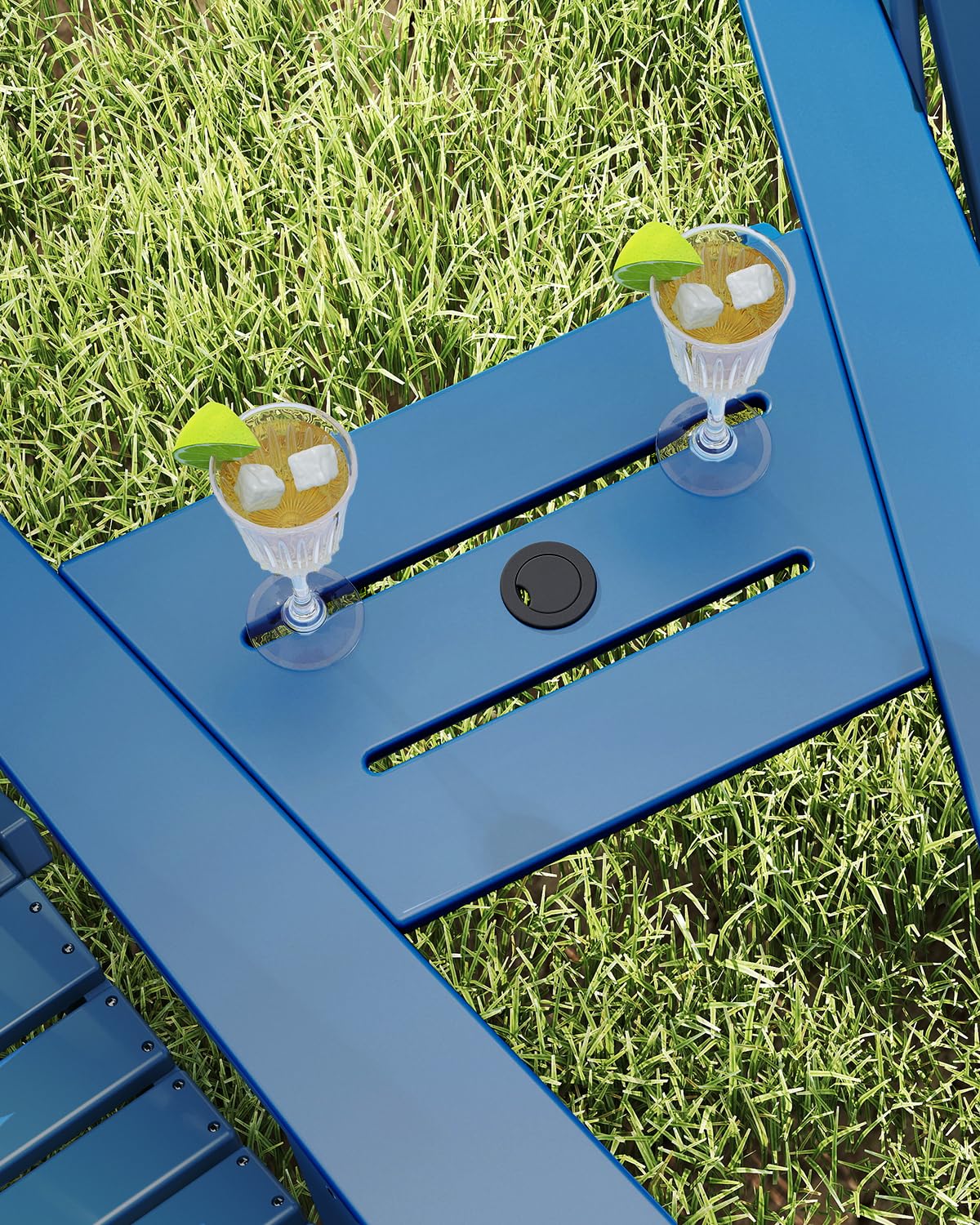 HDPE Plastic Table with Umbrella Hole J58550