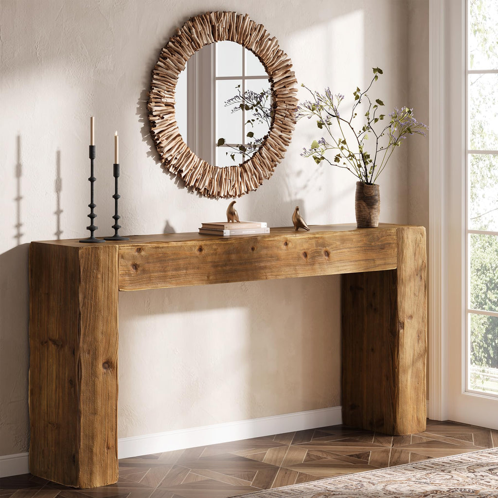 Solid Wood 63-Inch Console Table C93166