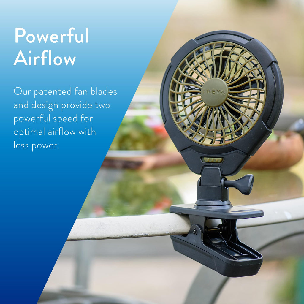 5 in Battery Powered Clip Fan J26463