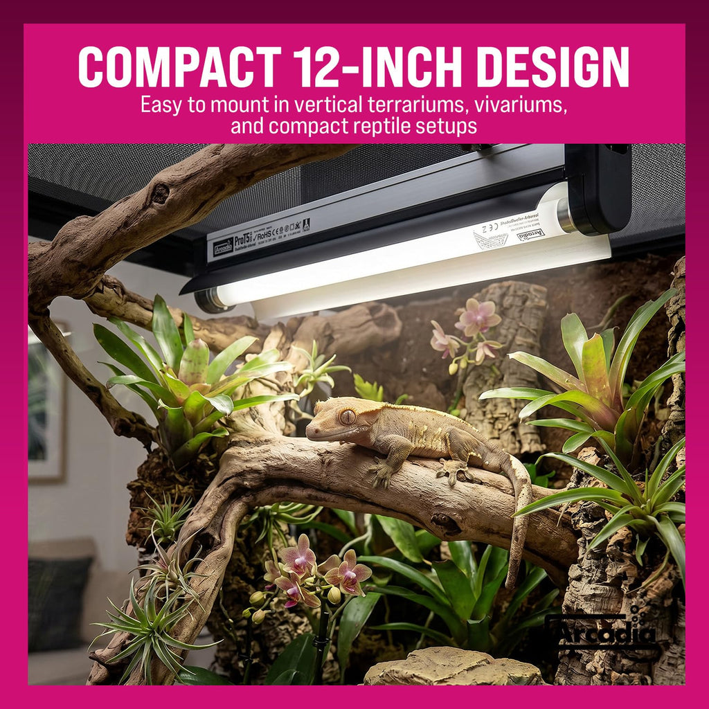 12" 8 Watts T5 UVB Reptile Light Fixture Kit W4312