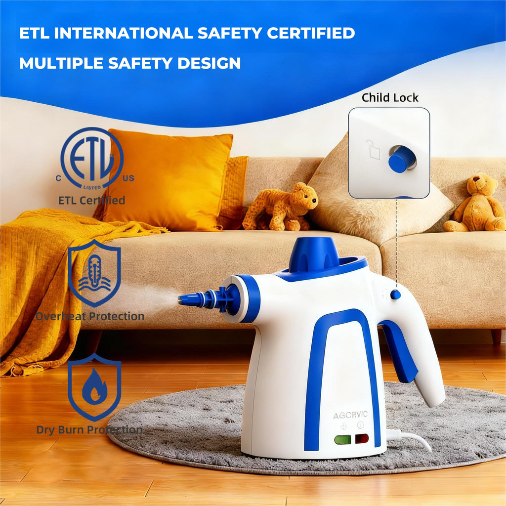 Handheld Steam Cleaner with 11 Accessories R4123