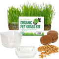 Organic Cat Grass Growing Kit with Seeds Soil and Containers 3 Pack A1221
