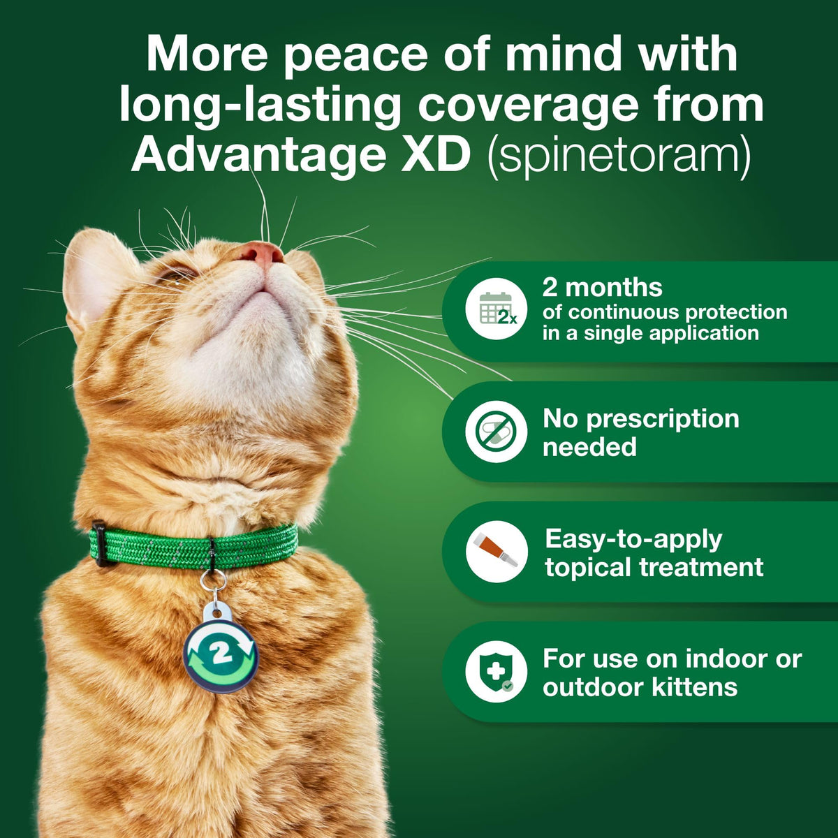 Large Cat Topical Flea Treatment & Prevention 1ct B375595