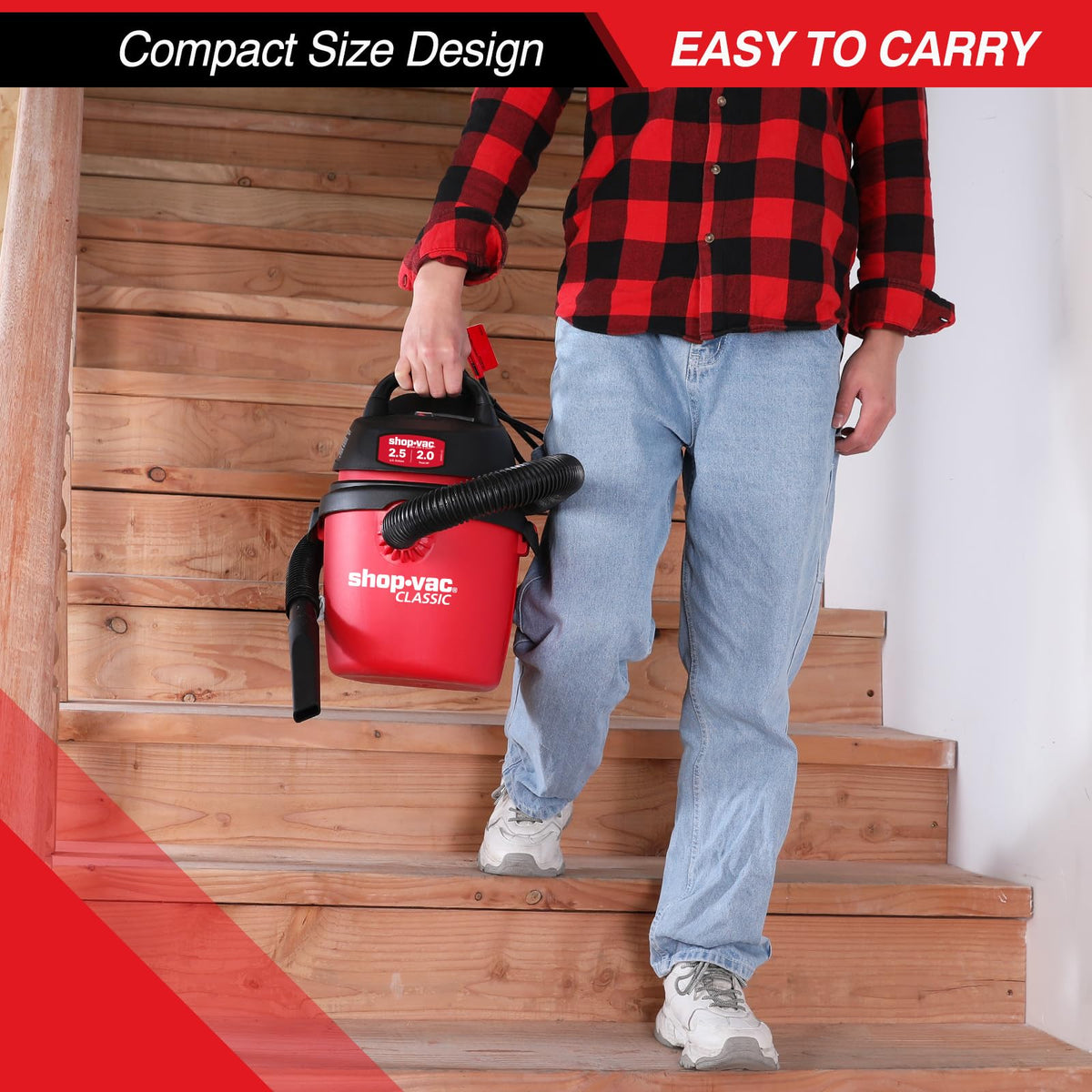 2.5 Gallon 2.0 Peak HP Wet/Dry Vacuum F338973