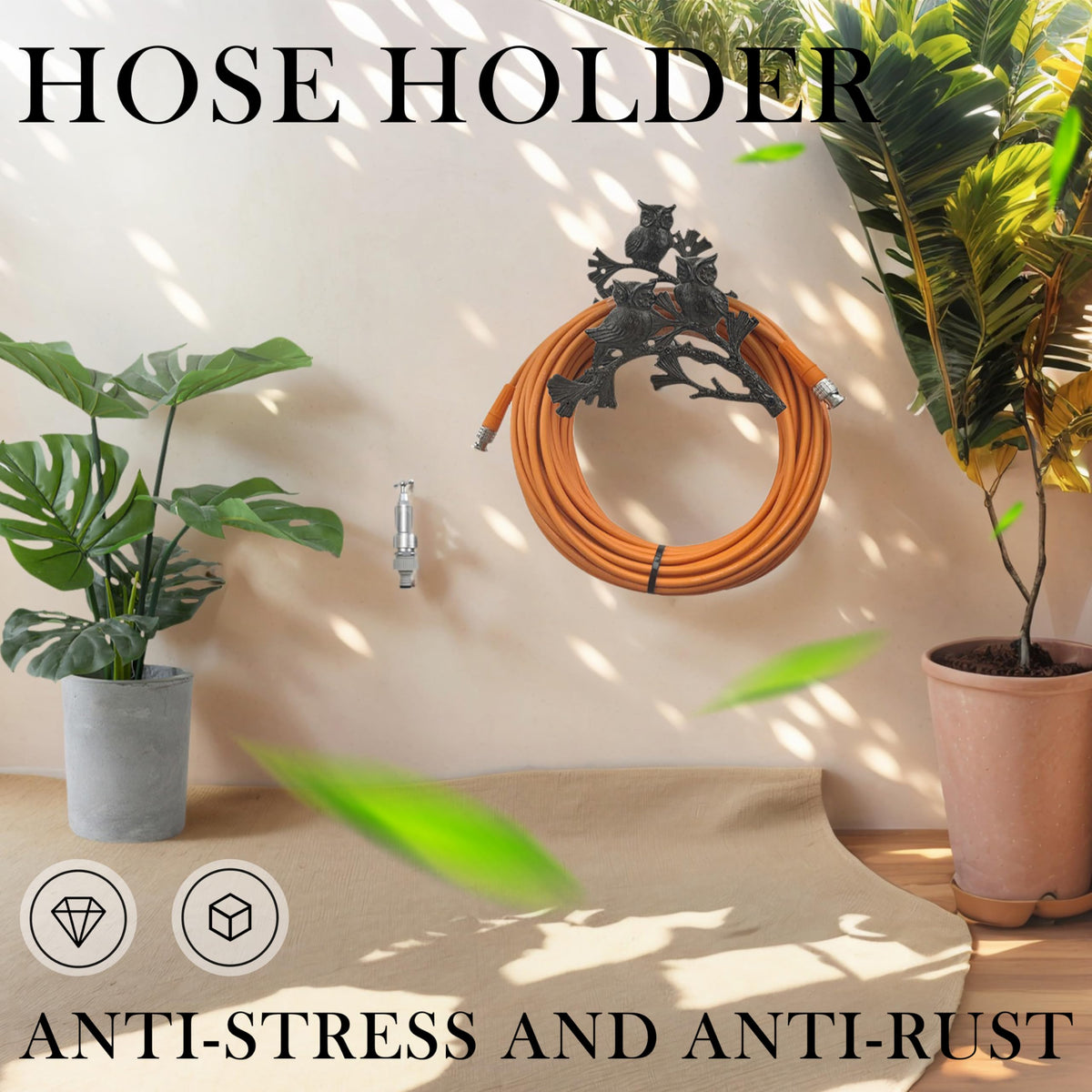 Cast Iron Garden Hose Holder O7633