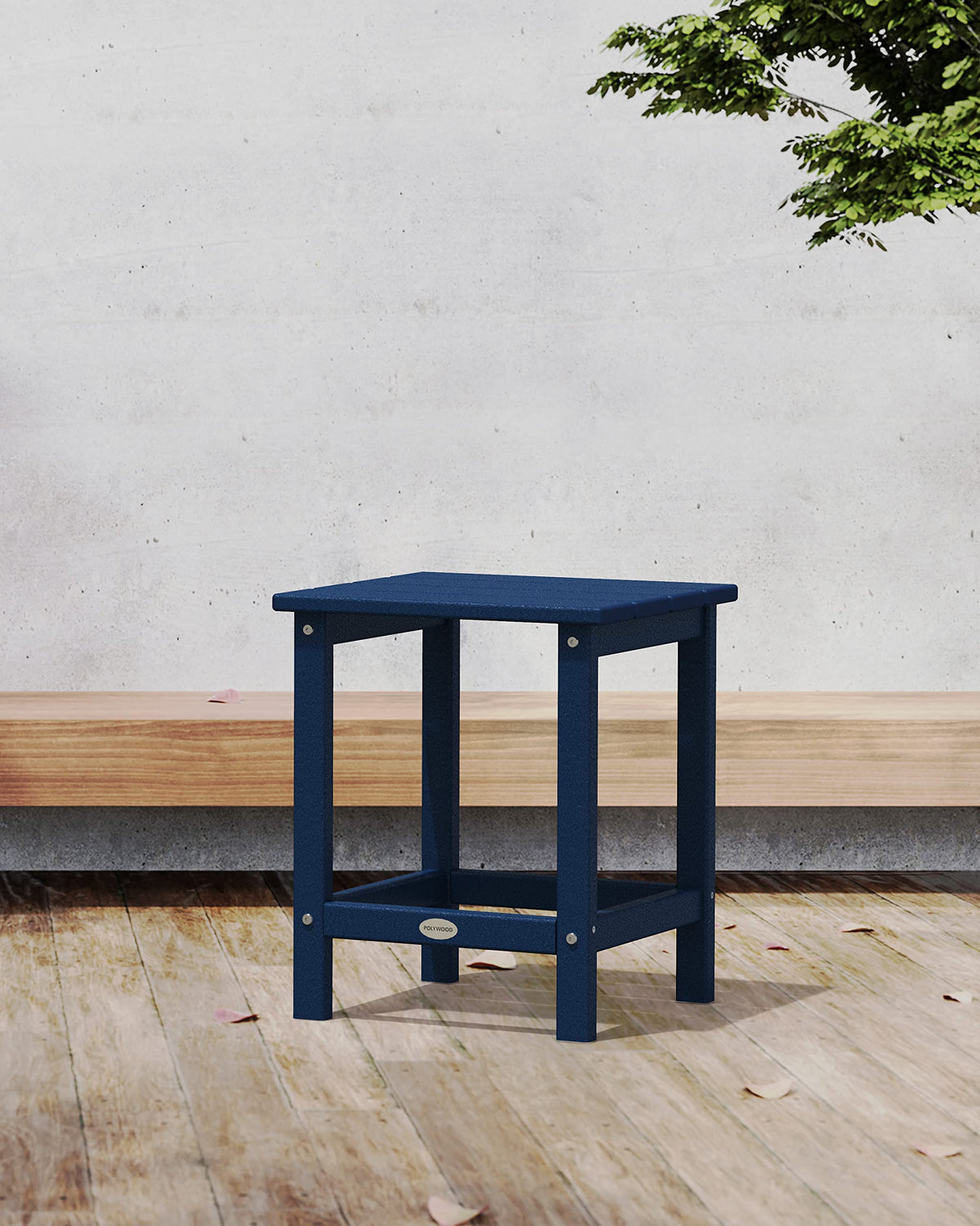 Navy Adirondack Chair & Side Table Bundle A883