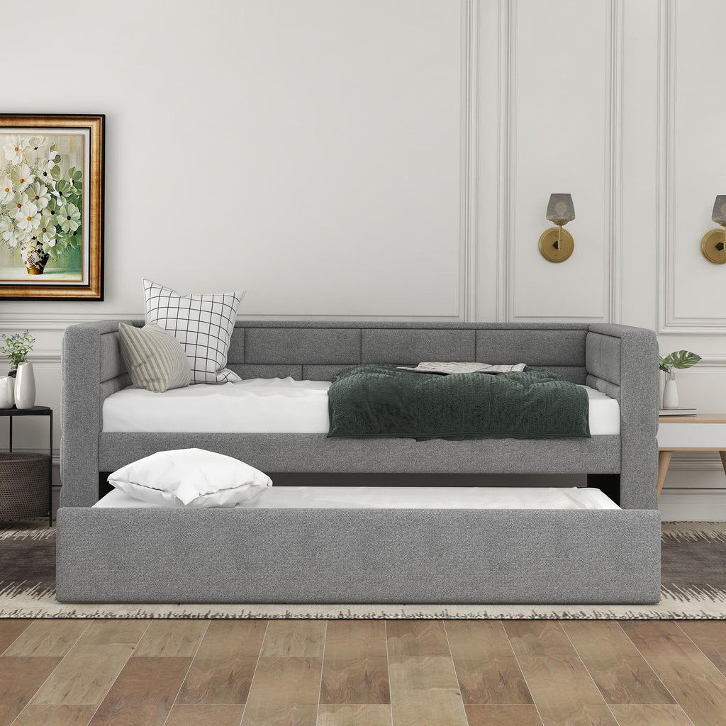 Twin Upholstered Daybed with Trundle Z986610