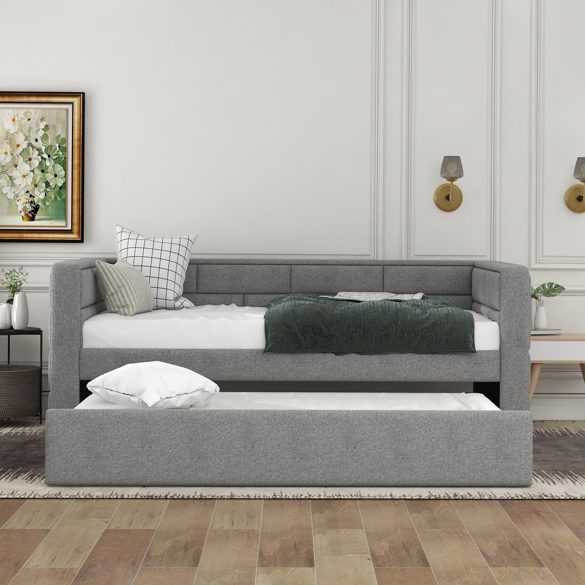 Twin Upholstered Daybed with Trundle Z986610