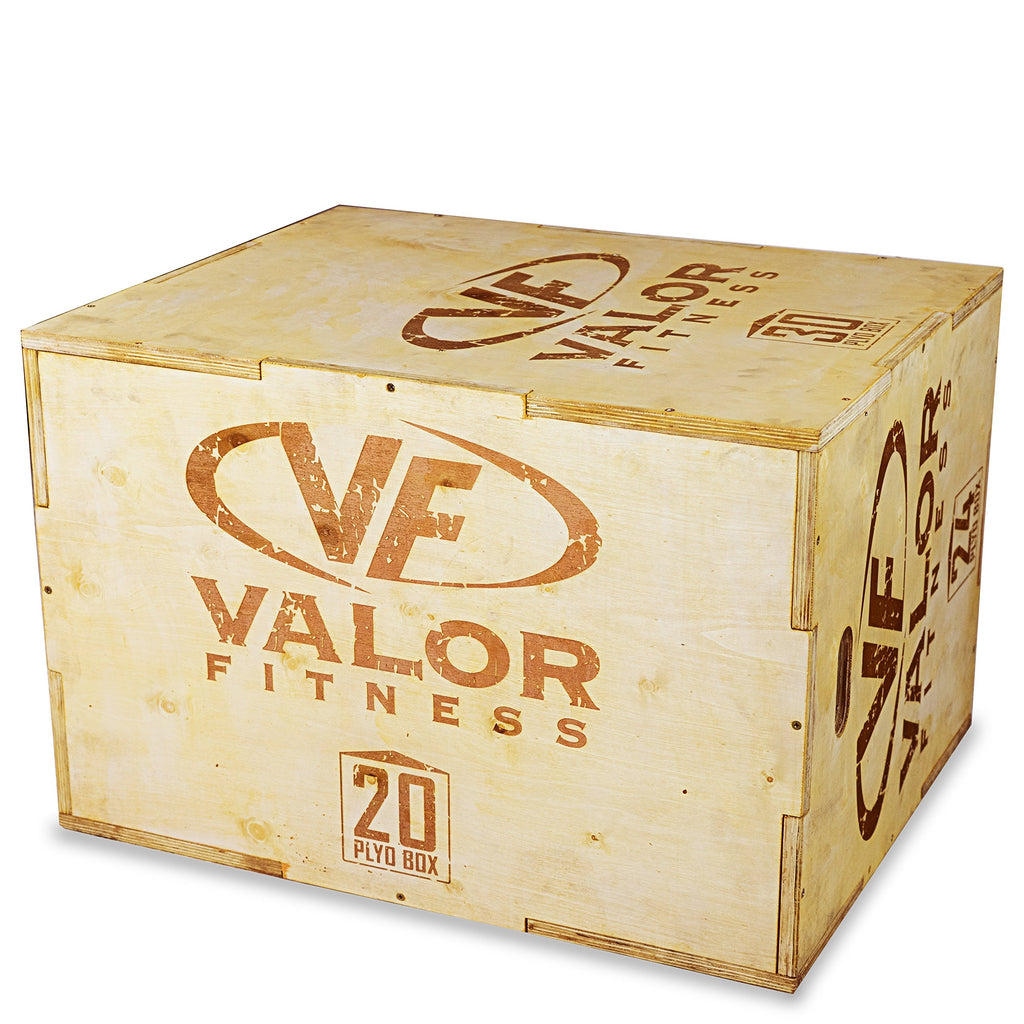Wooden Plyometric Jump Box 20” x 24” x 30” D254381