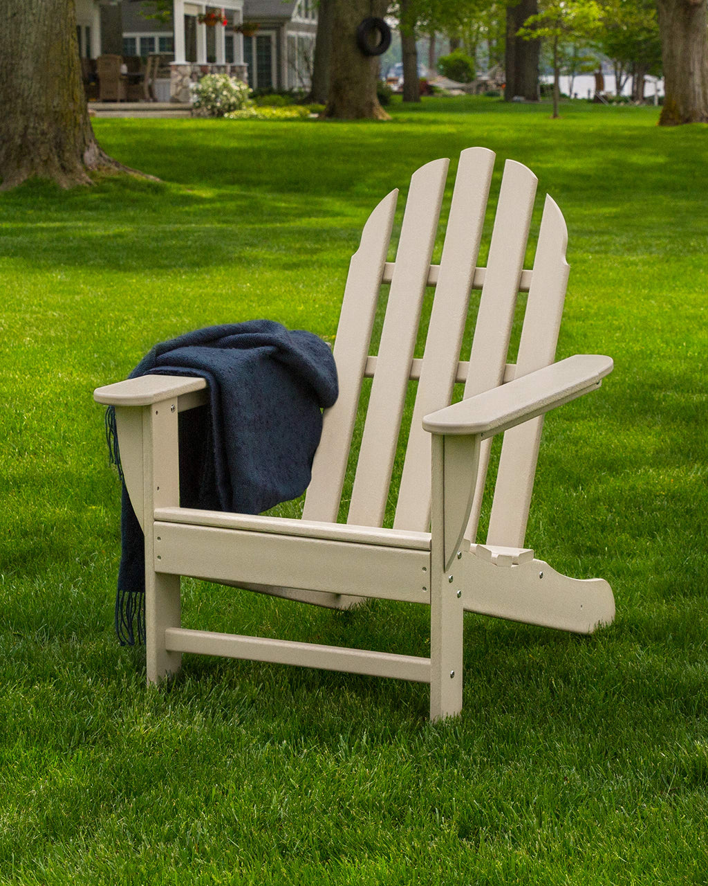 Navy Adirondack Chair & Side Table Bundle A883