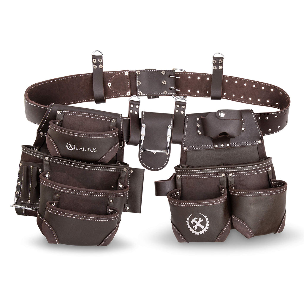 Oiled Tanned Leather Tool Belt S3081