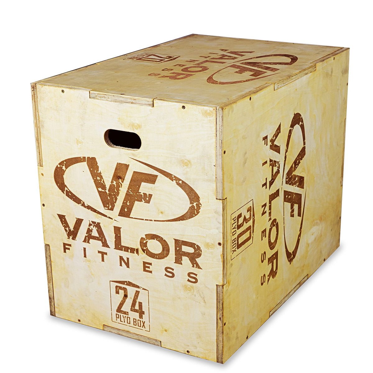 Wooden Plyometric Jump Box 20” x 24” x 30” D254381