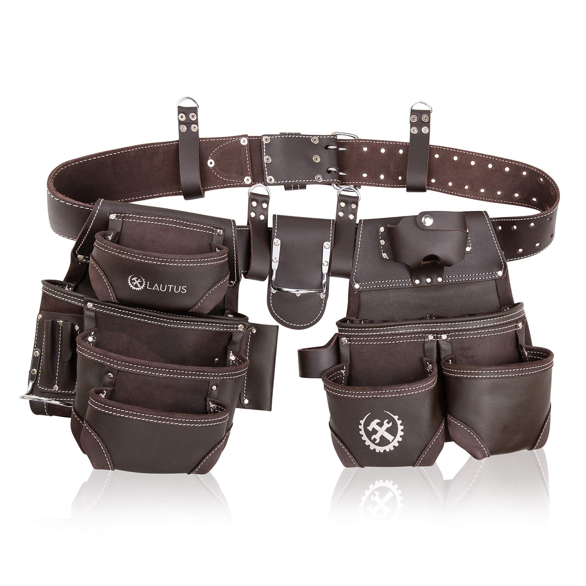 Oiled Tanned Leather Tool Belt S3081